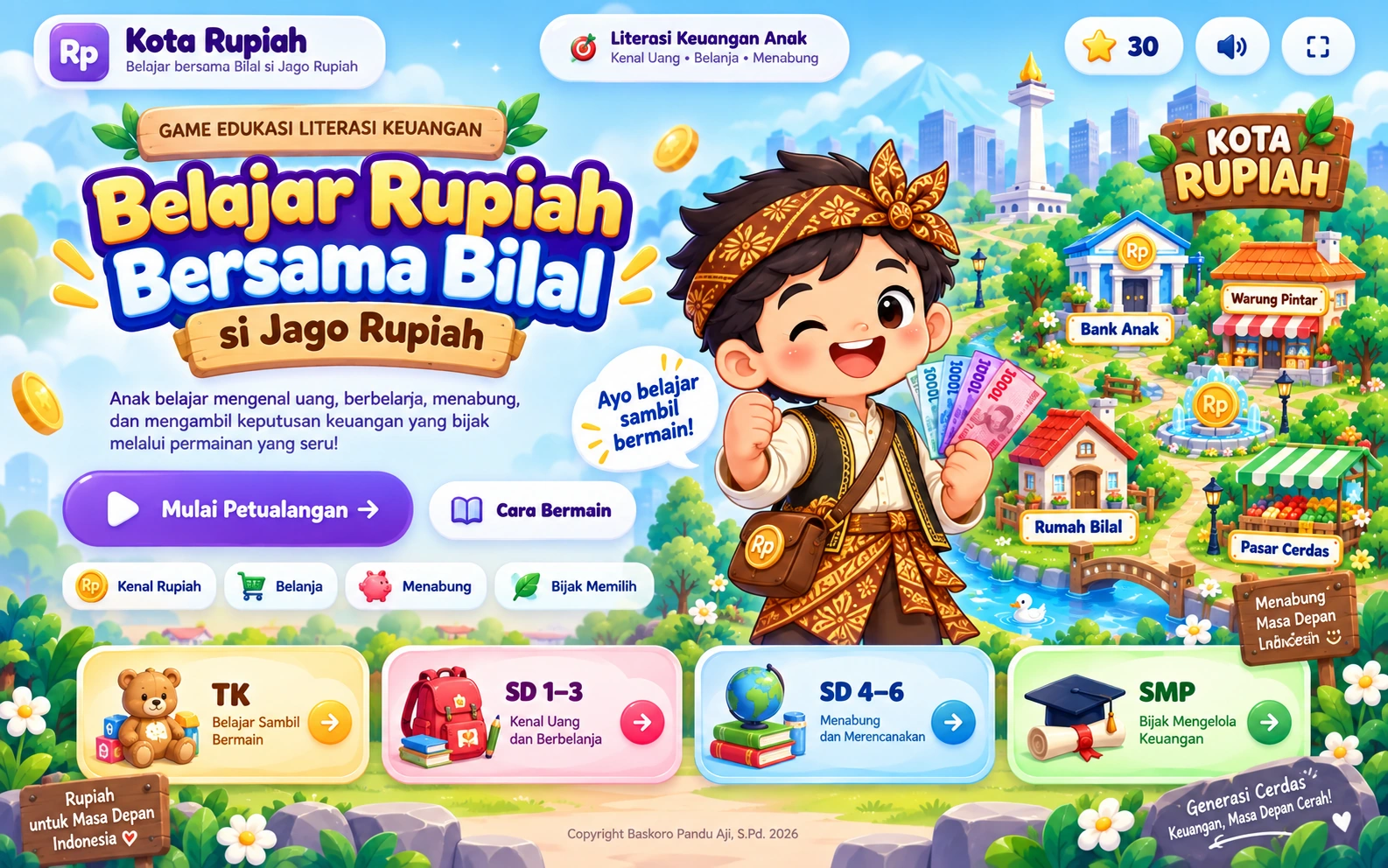 Belajar Rupiah Bersama Bilal